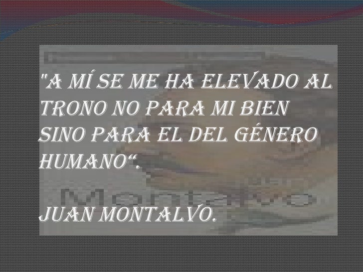 Juan montalvo
