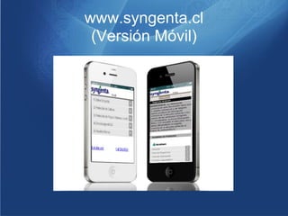 www.syngenta.cl
 (Versión Móvil)
 