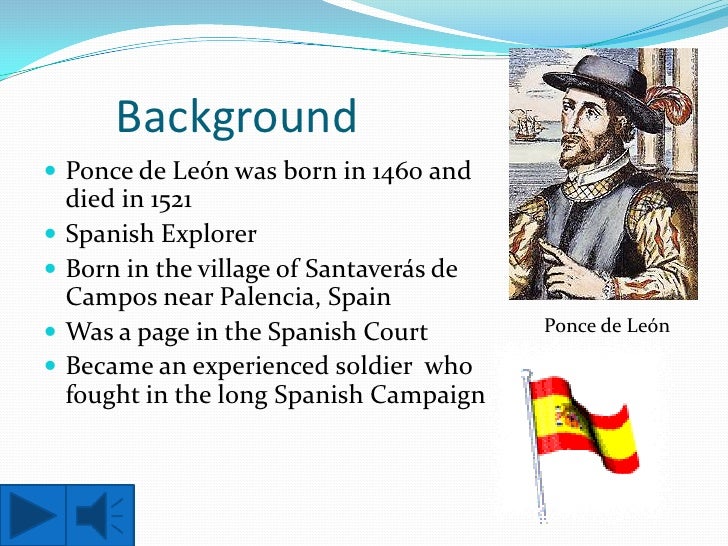 Juan Ponce de Leon By Hannah and Albert