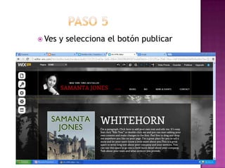  Ves y selecciona el botón publicar
 
