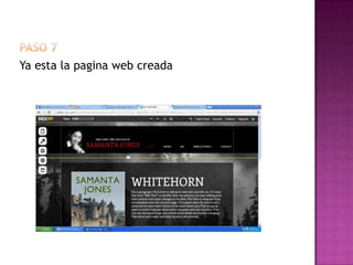 Ya esta la pagina web creada
 