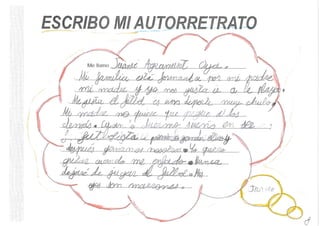 Juanvi.  Auto-Descripción. 3r A CURS 2014-15