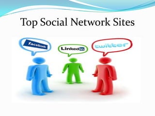 Top Social Network Sites
 