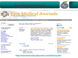 Free Medical Journals




http://www.freemedicaljournals.com/htm/esp.htm
 