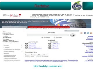 Redalyc




http://redalyc.uaemex.mx/
 