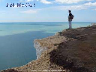Copyright © 2015 OGIS-RI Co., Ltd. All Rights Reserved. 33
まさに崖っぷち！
 
