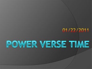 JubiKidz 2011-01-22 (Power Verse-Matthew 2312) A