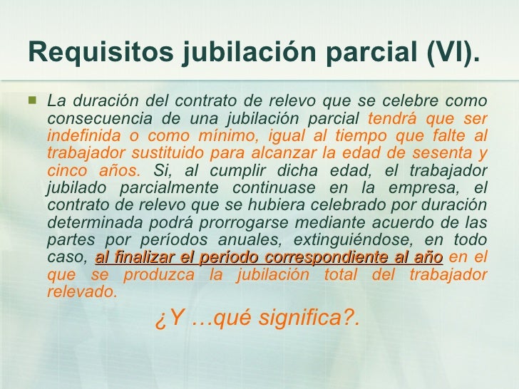 JUBILACION PARCIAL Y CONTRATO DE RELEVO EN LA ENSEÑANZA