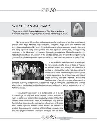 Ananda Ashram Golden Jubilee E Souvenir 18