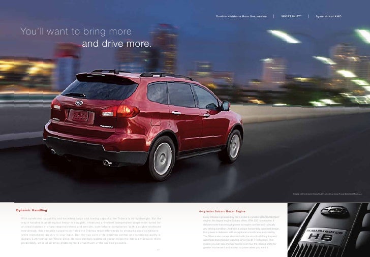 Jubilee Subaru Of Waco 2010 Subaru Tribeca Brochure