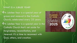 Jubilee Year 2025 – Pilgrim of Hope 2025 | PDF
