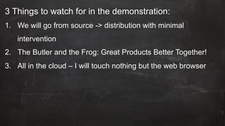 JUC Europe 2015: Continuous Integration and Distribution in the Cloud with DEV@Cloud