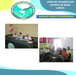 ASAMBLEA GENERAL EXTRAORDINARIA 
 