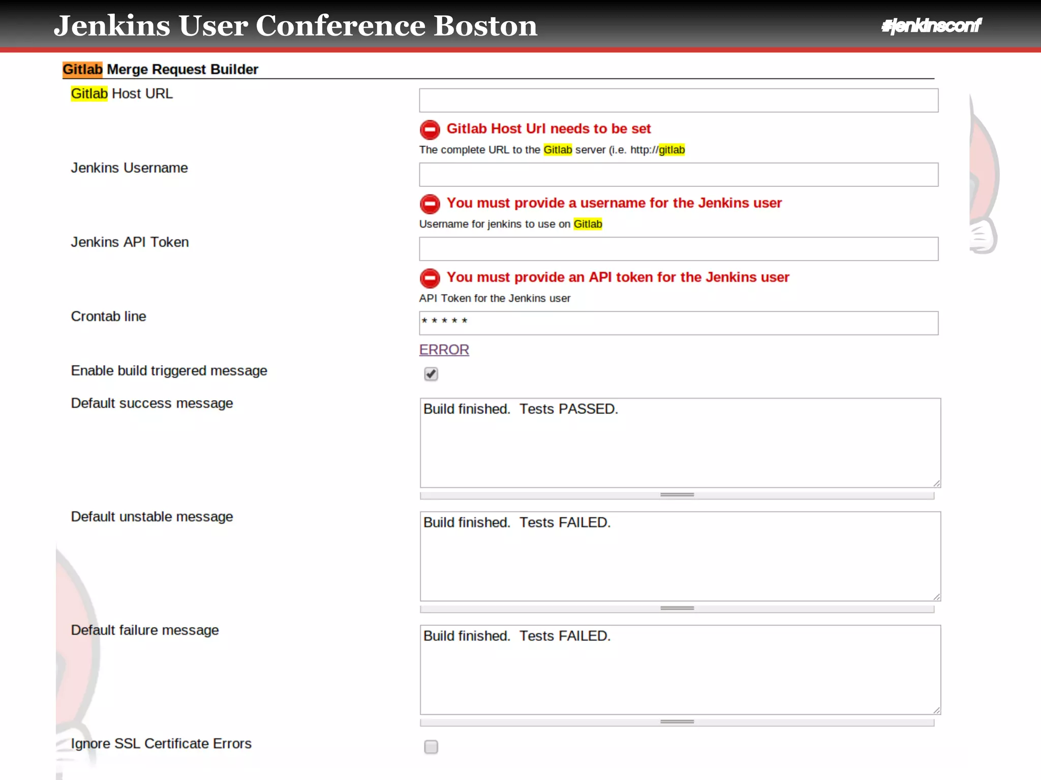 Jenkins User Conference Boston #jenkinsconf
 