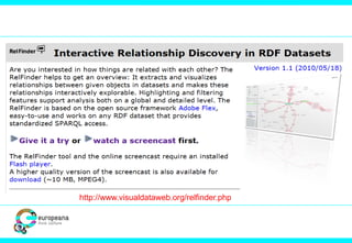 http://www.visualdataweb.org/relfinder.php
 