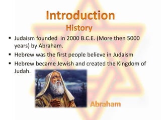First Jewish People Judaism Founder Abraham