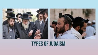 types of Judaism
 