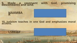 JUDAISM PPT IN INTRO TO THE WORLD RELIGIONS | PPTX