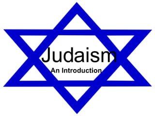 Judaism An Introduction 