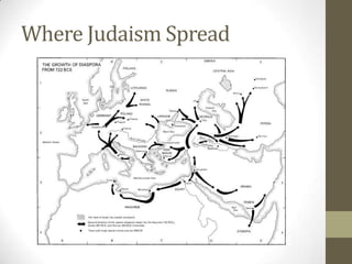 Where Judaism Spread
