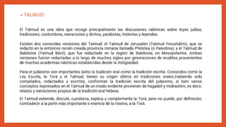 • TALMUD:
 