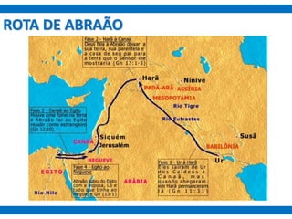 ROTA DE ABRAÃO
 