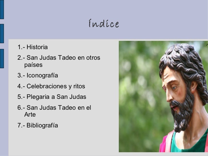 historia de san juditas tadeo