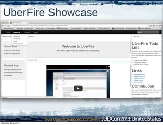 UberFire Showcase
Saturday, 29 June 13
 