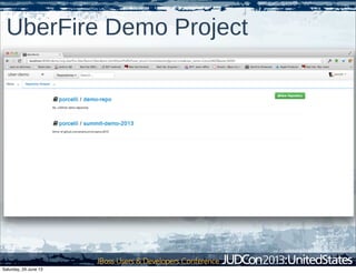 UberFire Demo Project
Saturday, 29 June 13
 
