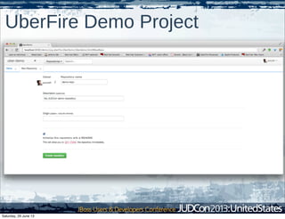 UberFire Demo Project
Saturday, 29 June 13
 