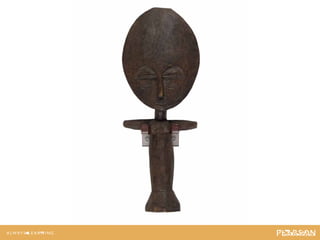 An Akuba wooden doll from Ghana, a classic AfricanAn Akuba wooden doll from Ghana, a classic African
fertility symbol.fertility symbol.
 