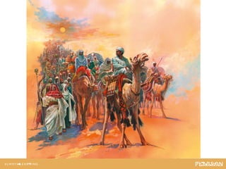 Mansa Musa on pilgrimage.Mansa Musa on pilgrimage.
 