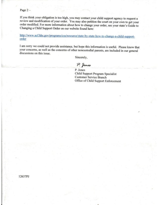 proof of child care letter