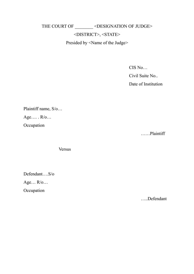 Judgement writing sample of criminal and civil docx law