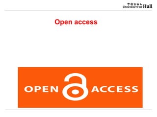 Open access
 