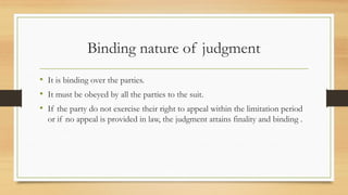 judgment and its kinds cpc ppt to study hard | PPTX