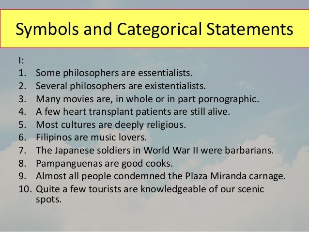 judgment and proposition or logical statement logical form