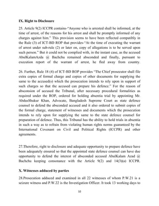 Judgment of  moulana abul kalam azad bachchu by ict