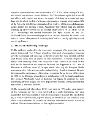 Judgment of  moulana abul kalam azad bachchu by ict