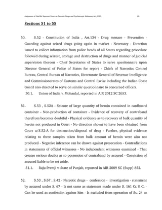 supreme court judgement on ndps cases