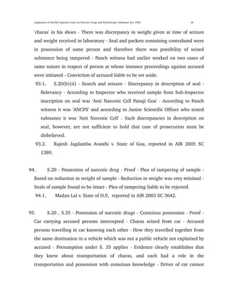 supreme court judgement on ndps cases