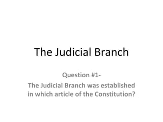 judicial branch constitution