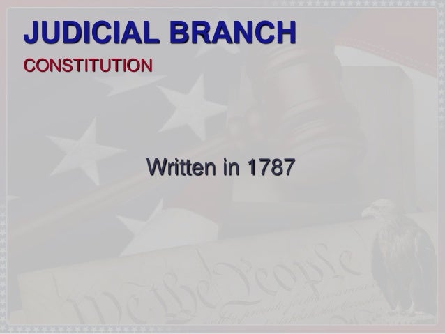 judicial branch constitution