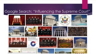 Google Search: “Influencing the Supreme Court”
 