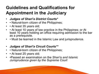 Judicial branch of the philippines | PPTX