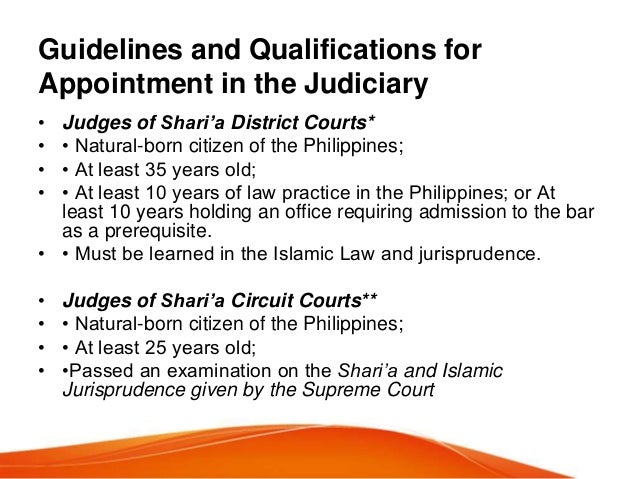 District Judge What Are The Qualifications Of A Judge Of The