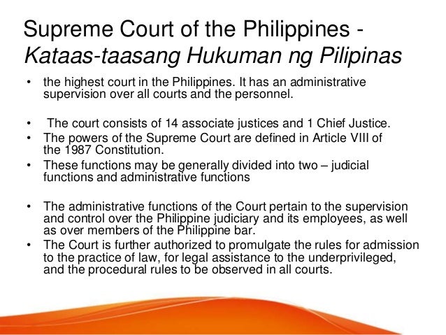 purpose of the supreme court