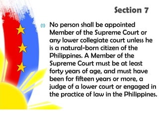 Article 8 Judicial Department