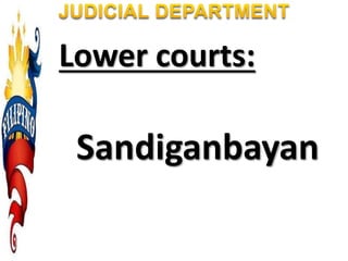 Lower courts:
Sandiganbayan
 