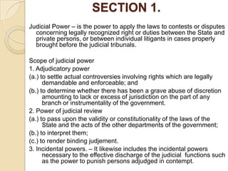 Judge Power Judicial dept. | PPTX